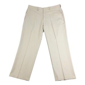 Haggar Premium Comfort Dress Pants Beige 40x30